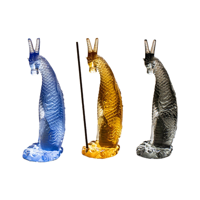 Cendrier à Encens en Verre du Kirin