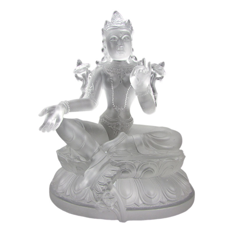 Tara blanche, statues de verre de Sitatara