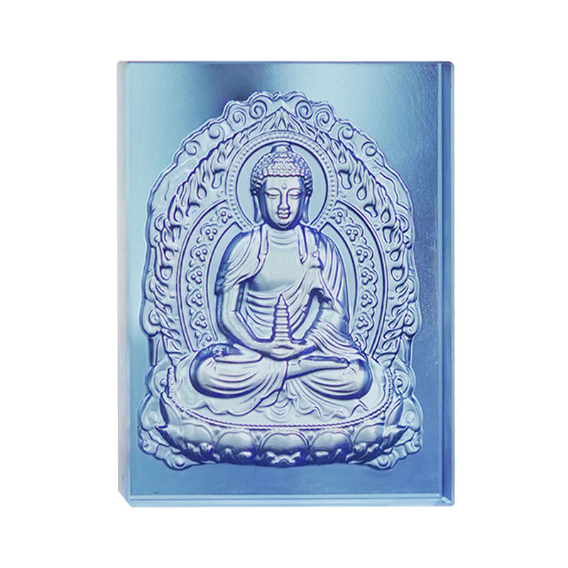 Briques en Glace Bleu Clair du Bouddha du Médecin