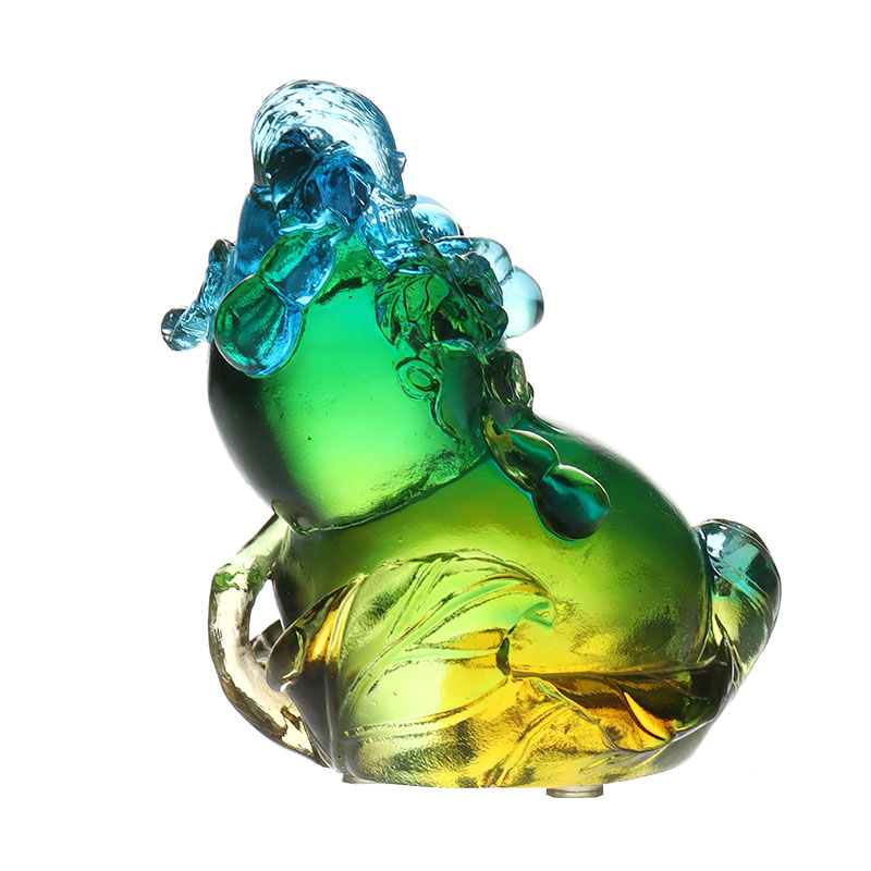 Intimité ornements de sculpture de gourde en verre