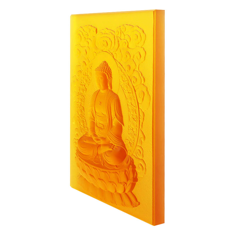 Amitabha Bouddha liuli brique décorative