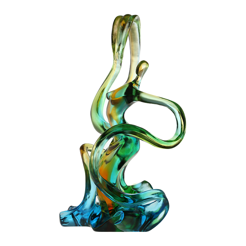 Ornements en verre coloré pour la décoration intérieure