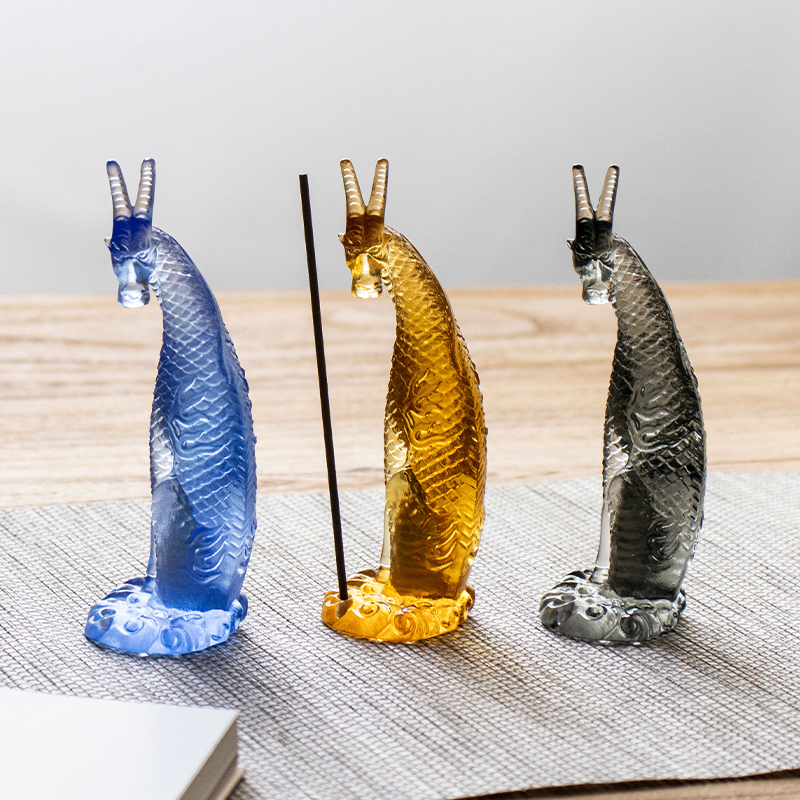 Cendrier à Encens en Verre du Kirin