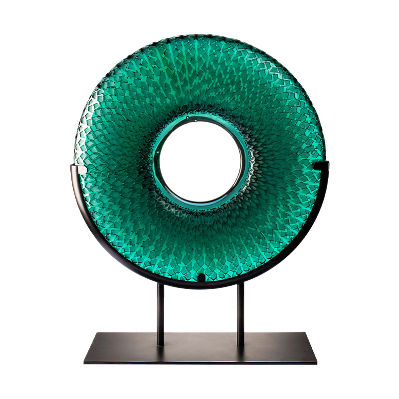 Disques circulaires en feuilles de bambou