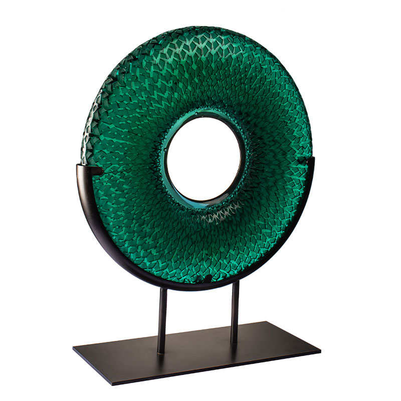 Disques circulaires en feuilles de bambou