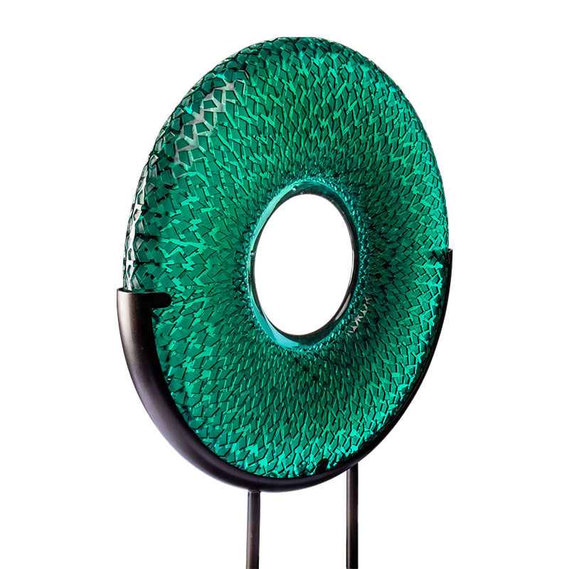 Disques circulaires en feuilles de bambou