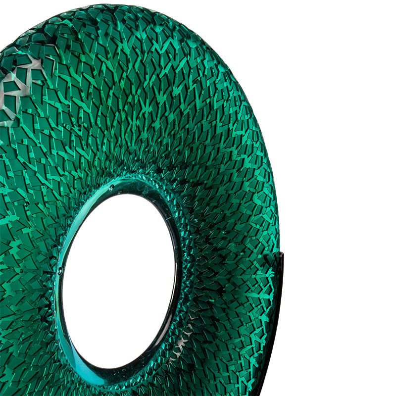 Disques circulaires en feuilles de bambou